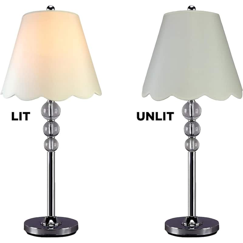 Royal Designs Scallop Empire Lamp Shade Set of 2 - 7 x 13 x 10