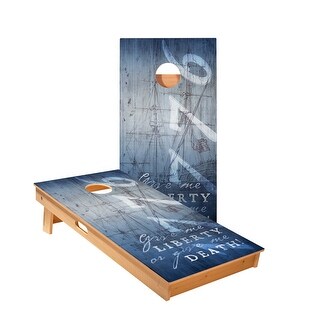 1776 Blue Cornhole Boards