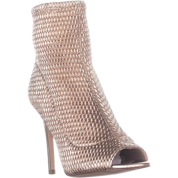 black boots with rose gold