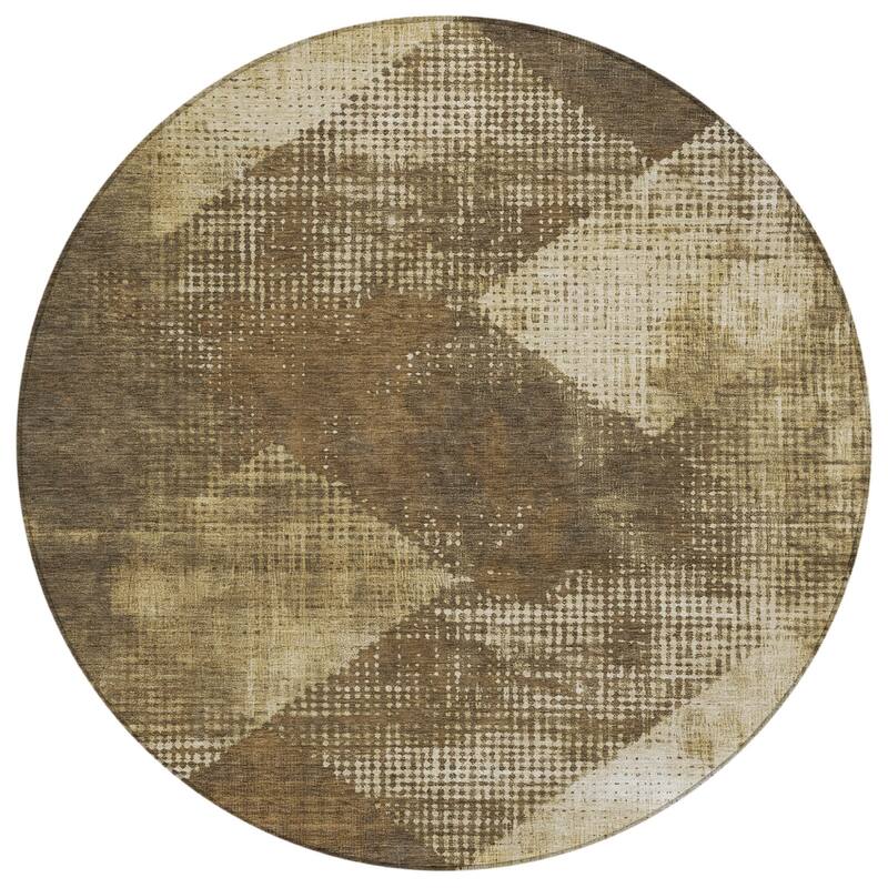 HomeRoots Geometric Transitional Rectangle Outdoor Rug