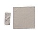 preview thumbnail 2 of 1, Cotton and Linen Napkins with Border Stitch - 18.0"L x 18.0"W x 0.25"H