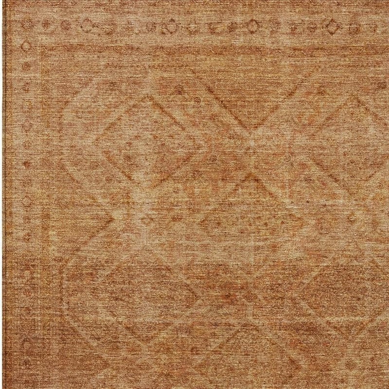 HomeRoots Geometric Transitional Rectangle Outdoor Rug