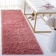 preview thumbnail 31 of 89, SAFAVIEH Venus Shag Kiwako 1.75-inch Thick Rug 2'2" x 8' Runner - Pink - Runner