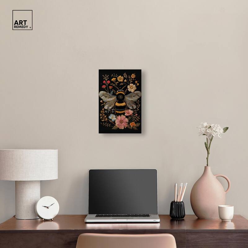 Honeyed Herald I Canvas by Art Remedy, Gallery Wrapped
