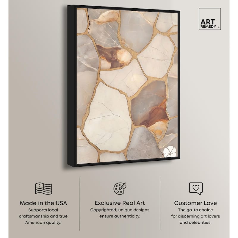 Textured Earthy Tones I Canvas by Art Remedy