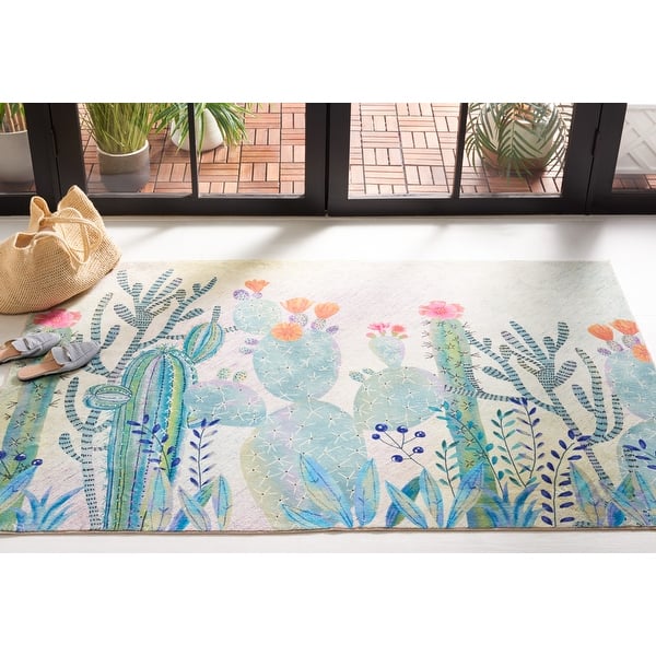 slide 2 of 8, SAFAVIEH Door and Kitchen Mat Machine Washable Slip Resistant Barnali Rug