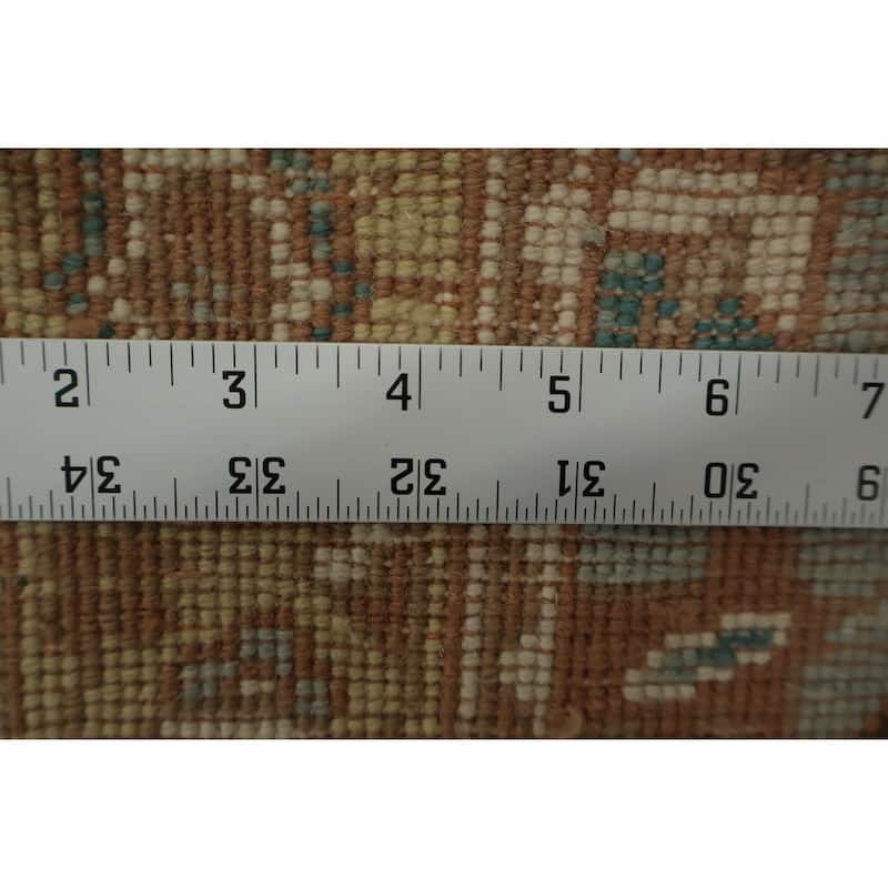 Hand Knotted Oriental 100% Wool Carpet Traditional All-Over Navy Blue & Blues Ziegler Area Rug - 4' 0'' X 2' 0''