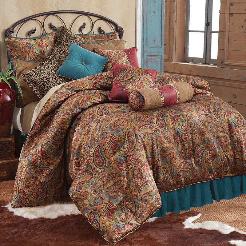 Paseo Road by HiEnd Accents San Angelo Western Paisley Comforter Set, 4PC
