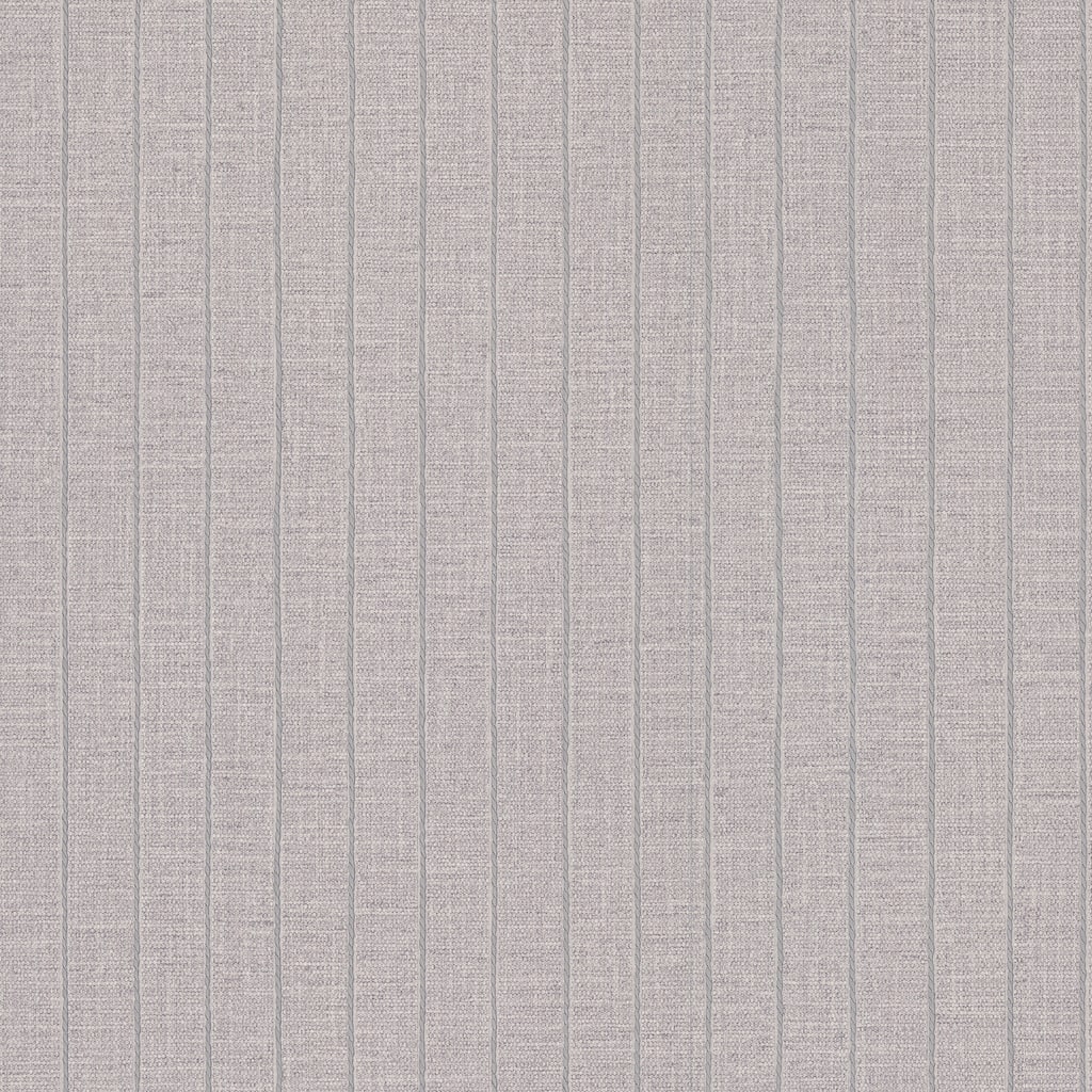 York Wallcoverings Cording Stripe Dove Grey Wallpaper