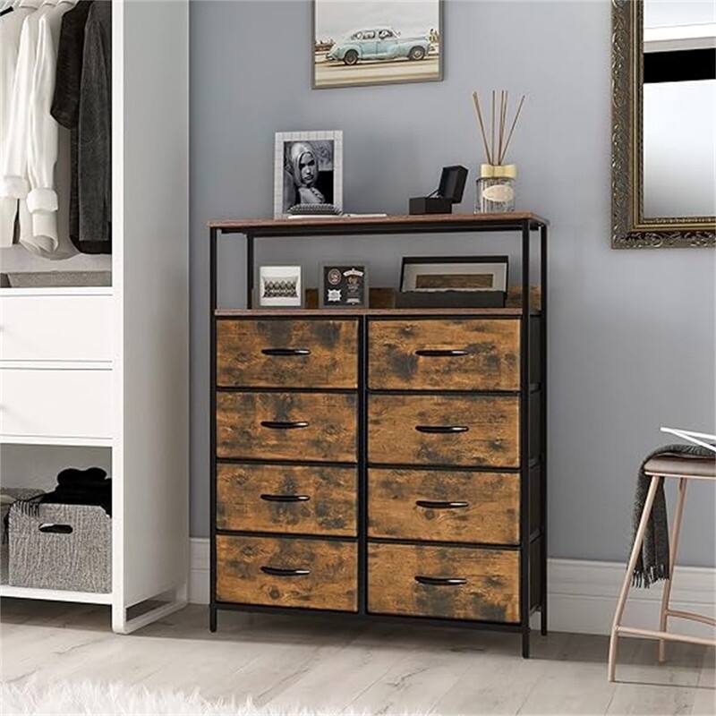 Dresser for Bedroom - Rustic Brown