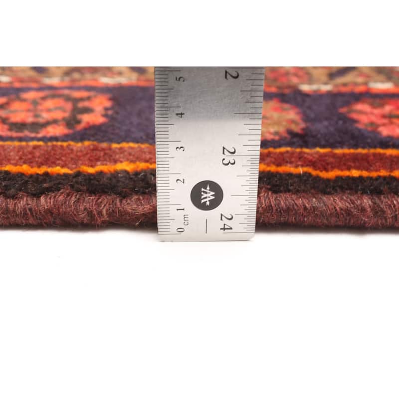 ECARPETGALLERY Hand-knotted Andelz Red Wool Rug - 4'4 x 6'6