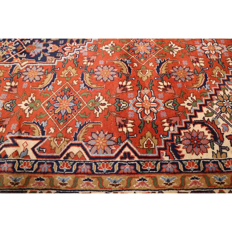 ECARPETGALLERY Hand-knotted Royal Mahal Dark Copper Wool Rug - 5'10 x 9'2
