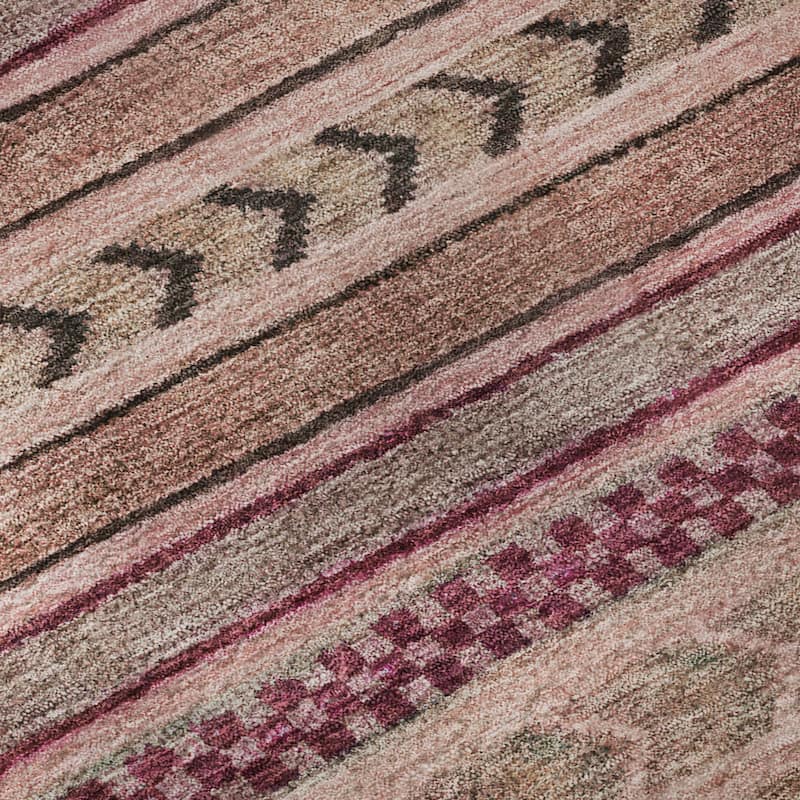 Premium Washable Super Soft Boho Stripes Mayfield Rug