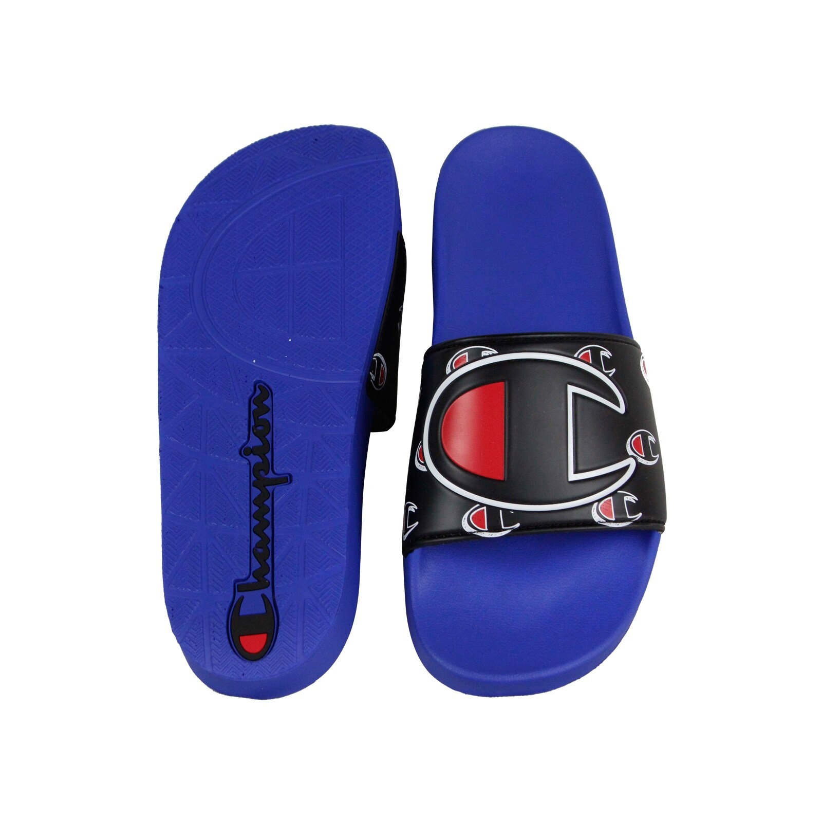 Shop Champion Ipo Repeat C Surfweb Black Mens Slides Sandals Overstock 30506901