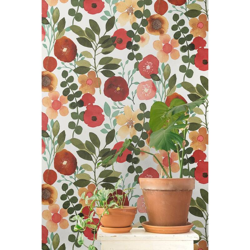 NextWall Garden Dance Peel and Stick Wallpaper