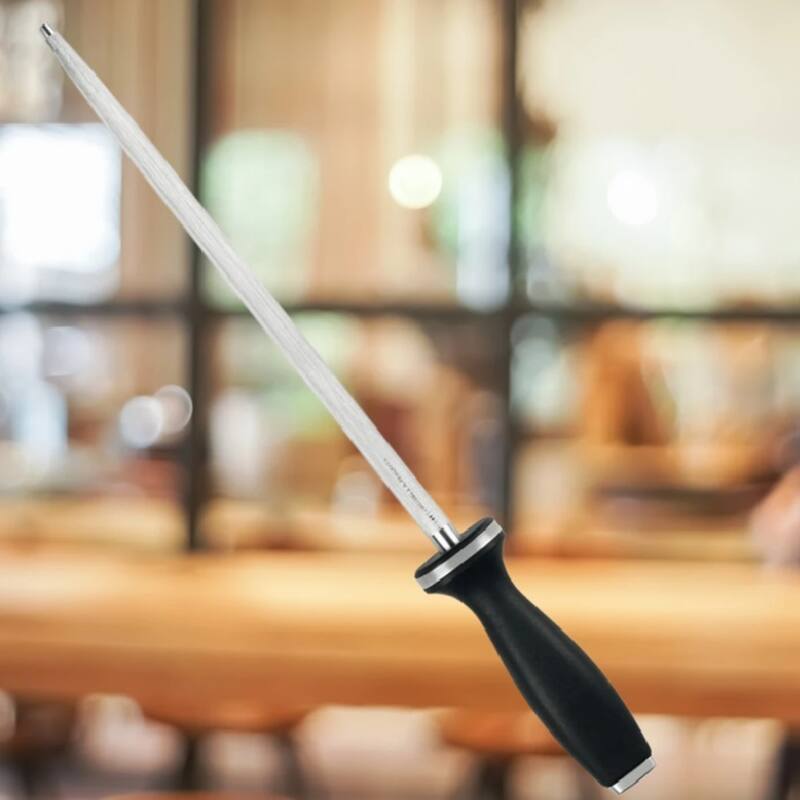 ZWILLING 10-inch Sharpening Steel with Stainless Steel End Cap