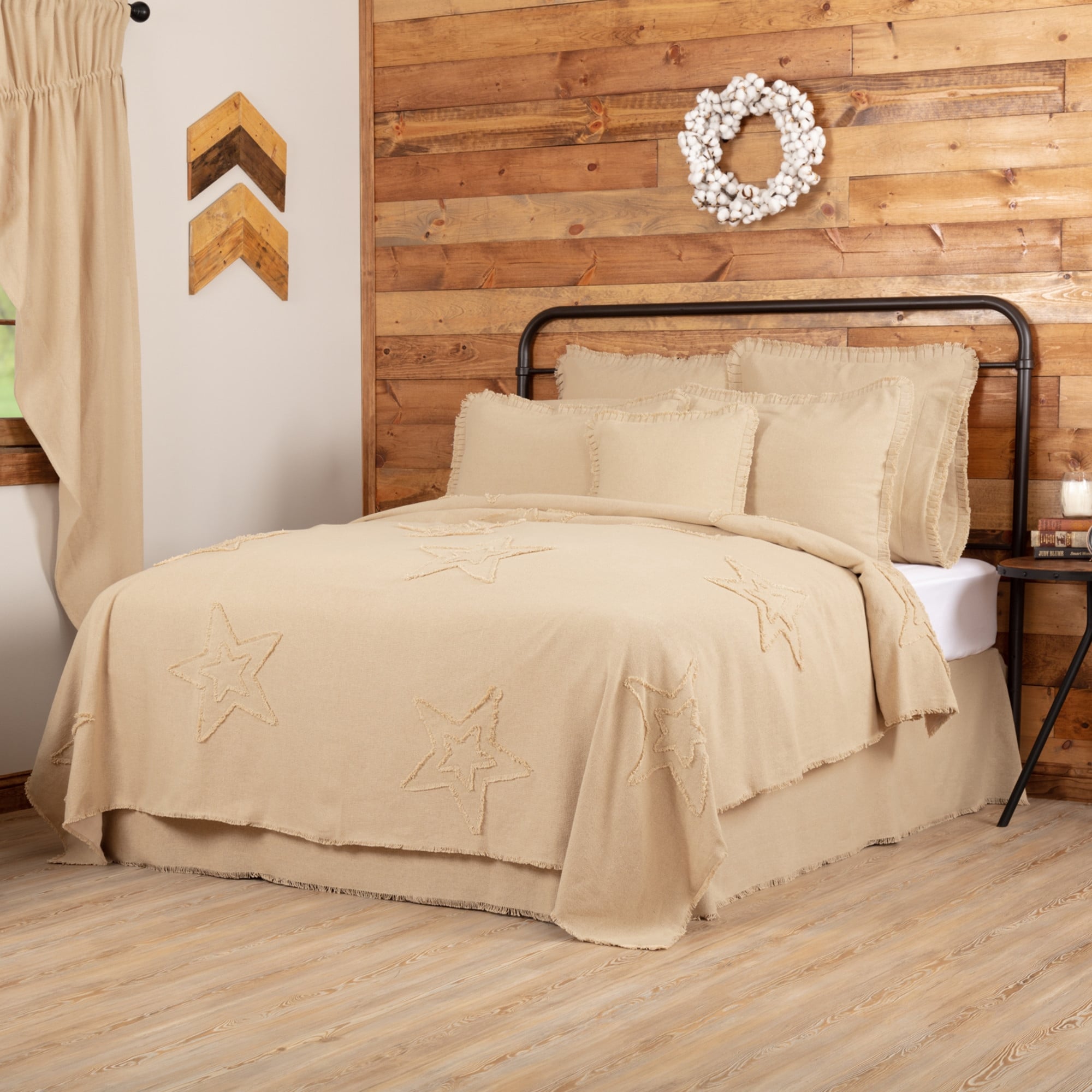 Farmhouse Bedding VHC Cotton Burlap 18x18 Pillow Solid Color (Pillow Cover, Pillow  Insert) - Bed Bath & Beyond - 26275364