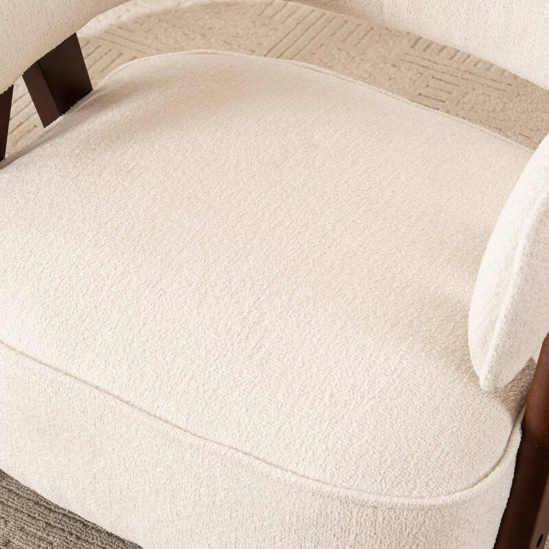 27.56" W x 23.62" D x 27.95" H Accent Arm Chair Fabric Living Room Chair Set of 2