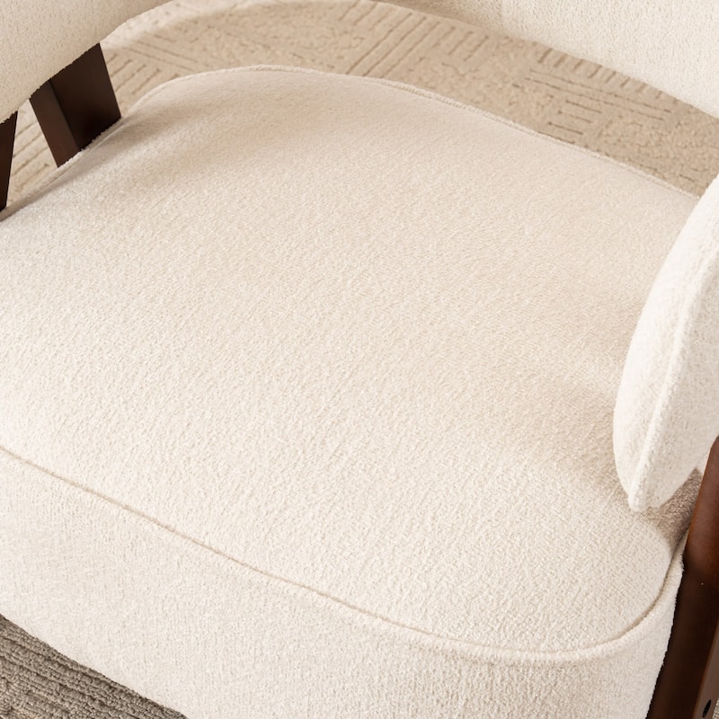 Accent Arm Chair Single Fabric Living Room Chair 27.56" W x 23.62" D x 27.95" H