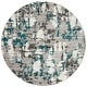 preview thumbnail 67 of 84, SAFAVIEH Skyler Roumpini Modern Abstract Rug 6'7" Round - Grey/Blue - Round