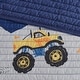 preview thumbnail 6 of 12, Intelligent Design Kids Gavin Monster Truck Reversible Quilt Set with Throw Pillow