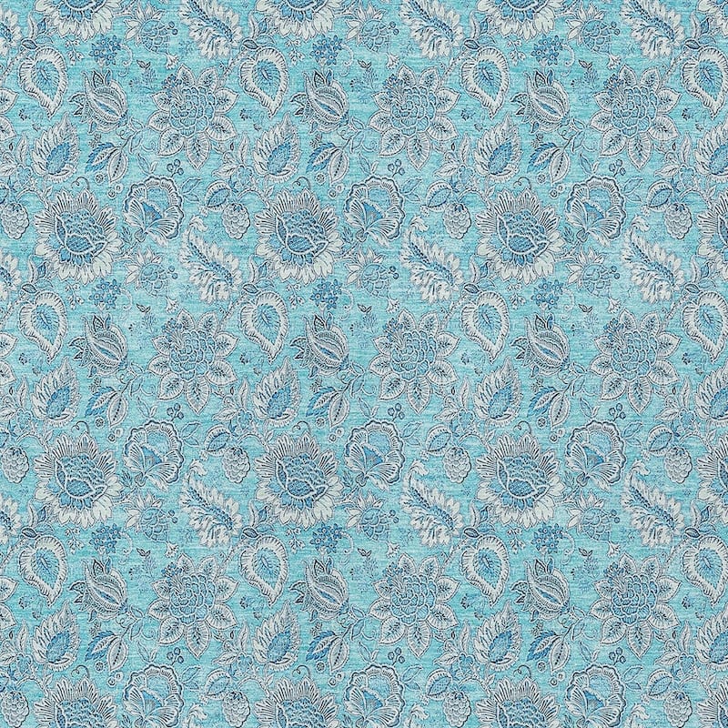 HomeRoots Floral Transitional Rectangle Outdoor Rug