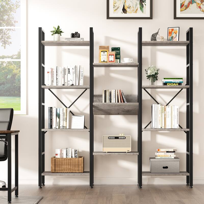Futzca Bookshelf,Large Etagere Bookcase