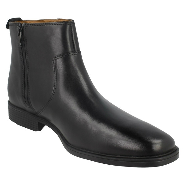 clarks men's tilden zip chelsea boots