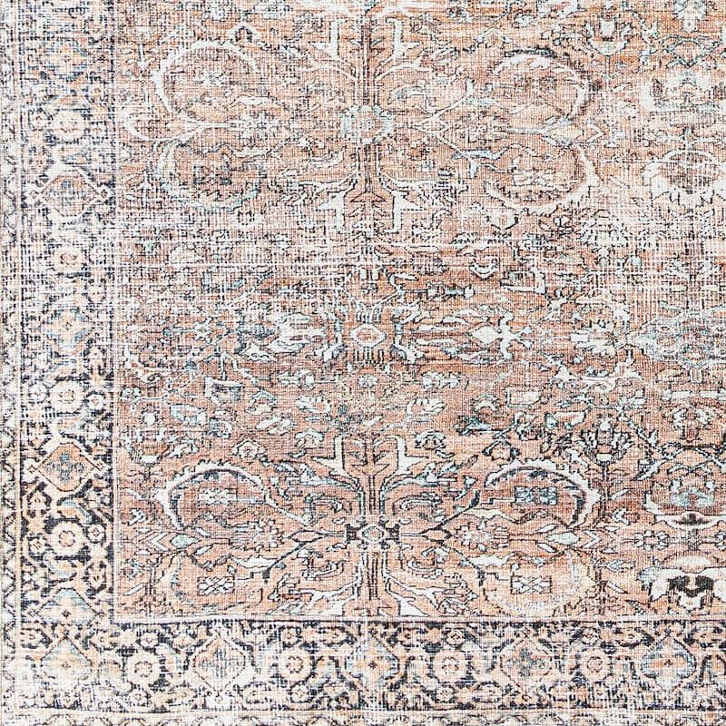 Livabliss Antonella Traditional Vintage Machine Washable Area Rug