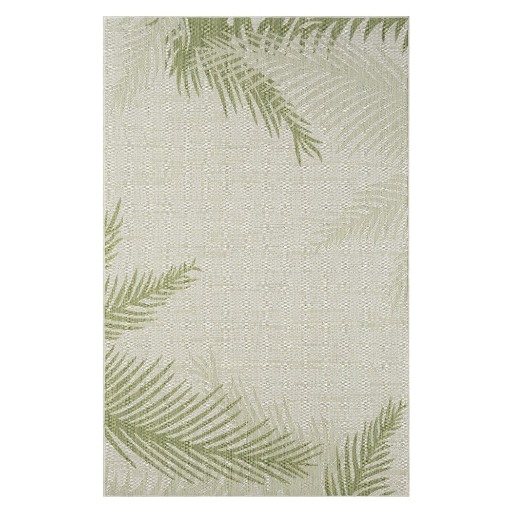 Sevita Callie Coastal Palm Fronds Tropical Indoor/Outdoor Area Rug