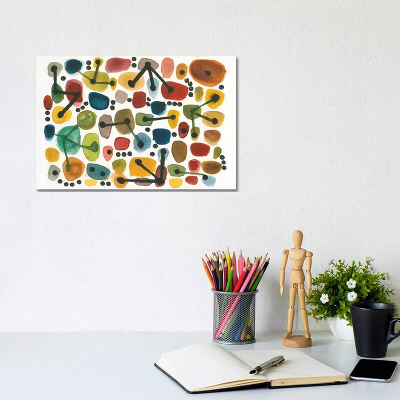 iCanvas "Mid Century I" by Cheryl Warrick Canvas Print - 8x12x0.75