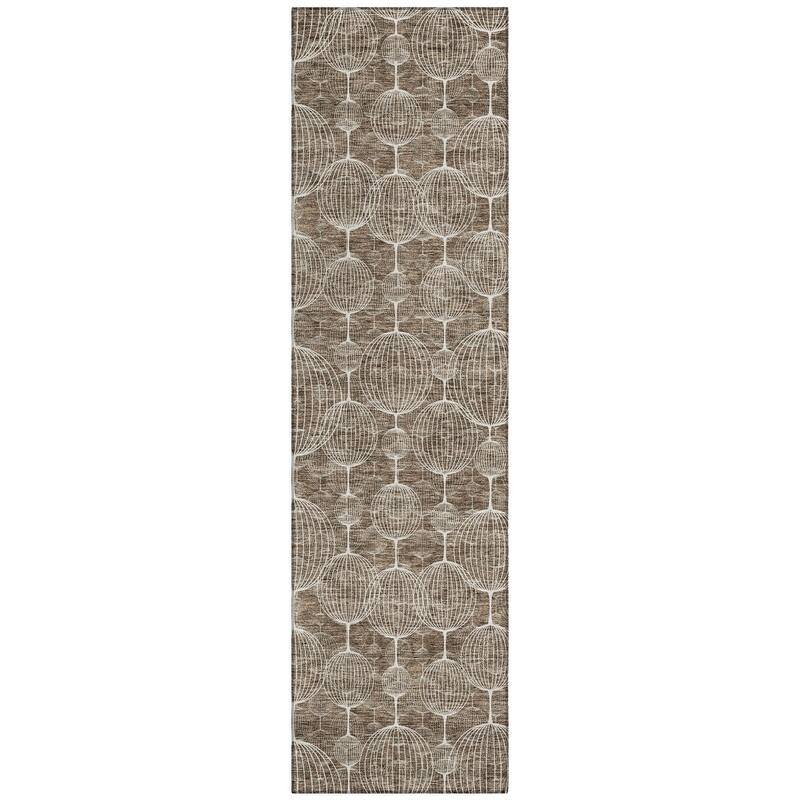 Machine Washable Indoor/ Outdoor Chantille Modern Decor Rug