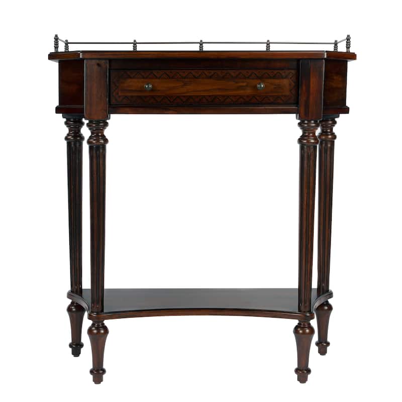 Handmade Butler Charleston Cherry-finished Brown Wood/Veneer Plantation Console Table (China)