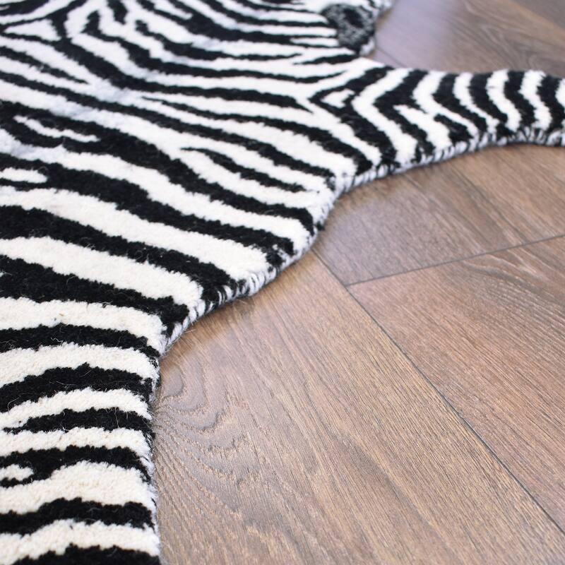 Fabstyles Animal Wool Printed Area Rag Rug Living Room, Hallway