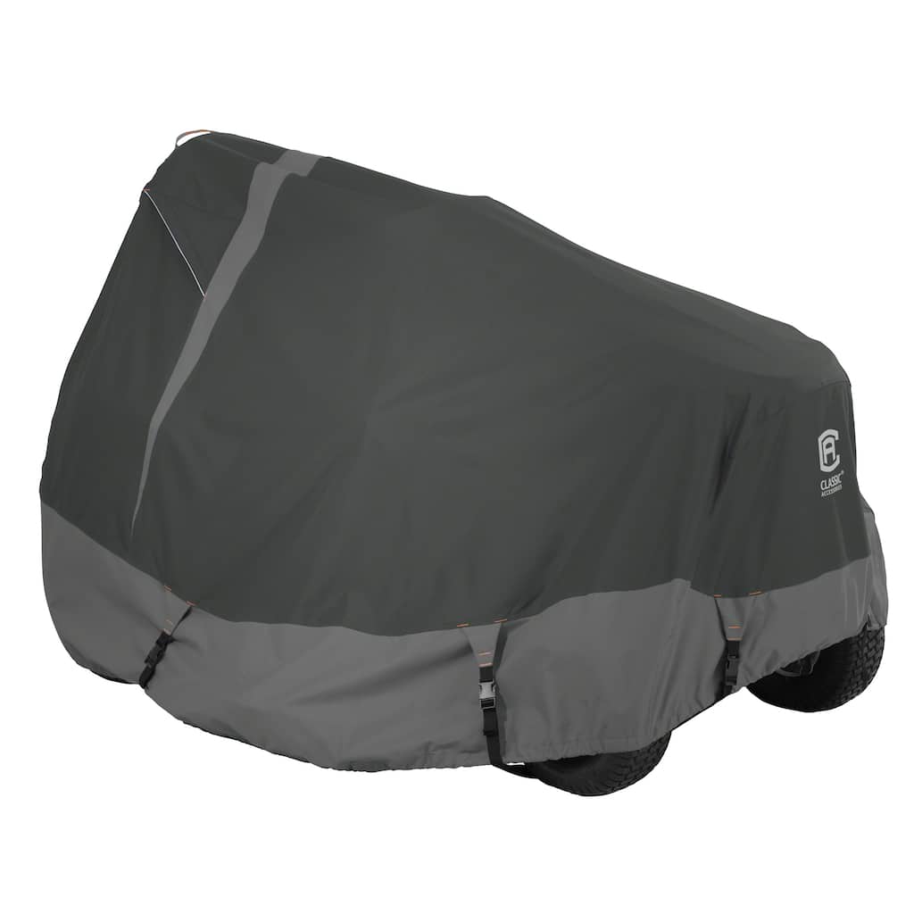 Classic Accessories Heavy-Duty Lawn Tractor Cover, Fits tractors with decks up to 62"