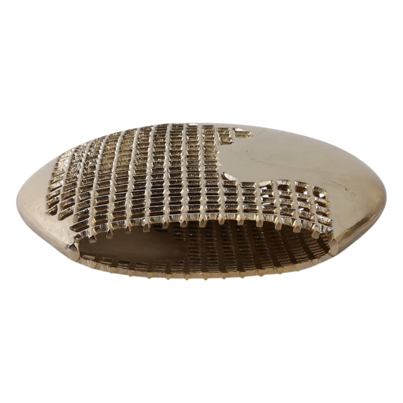 Metal Vase Modern Glam Decorative Accent Interior Decor - 14" Gold