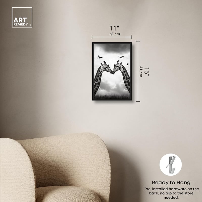 Giants in Love II Canvas by Art Remedy