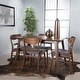 preview thumbnail 6 of 70, Idalia 5-piece Wood Rectangular Dining Set by Christopher Knight Home Natural Walnut + Dark Grey