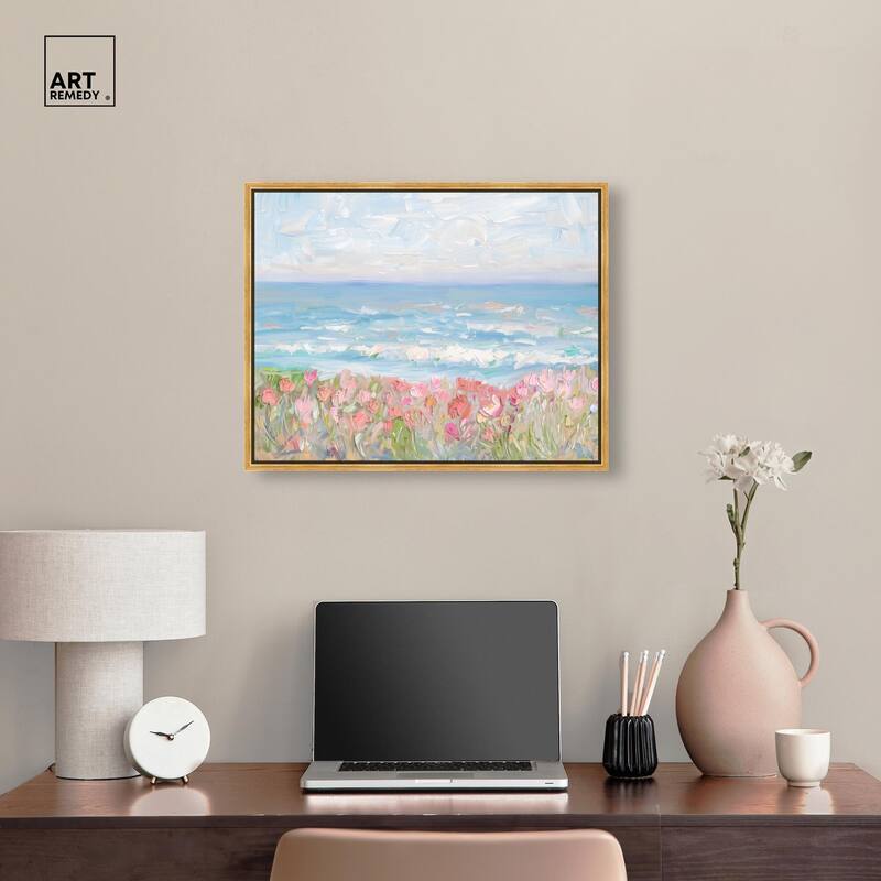 Waves of Peace Canvas by Art Remedy
