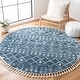 preview thumbnail 55 of 62, SAFAVIEH Berber Fringe Shag Liller Trellis Area Rug