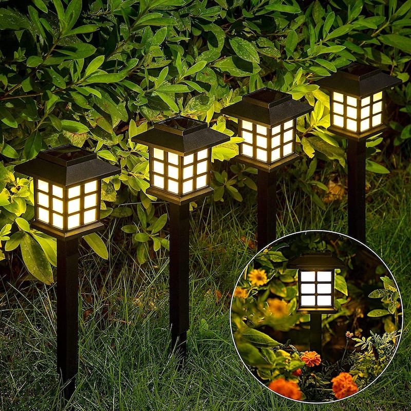12pcs Garden Waterproof Outdoor Solar Lights for Yard,Landscape,Patio