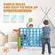preview thumbnail 17 of 28, 2.5Ft 4-to-Score Giant Game Set - 33" x 13" x 30" (L x W x H)