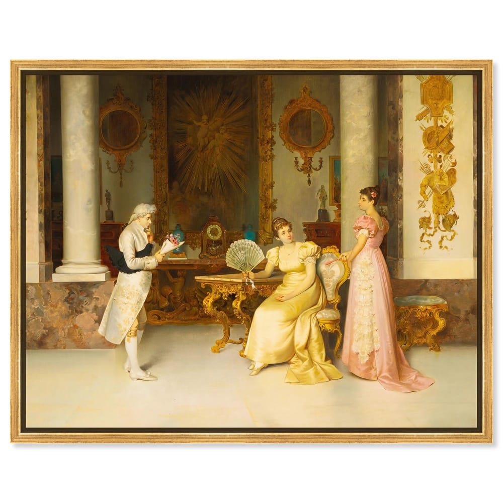 Bashful Suitor Canvas by Art Remedy