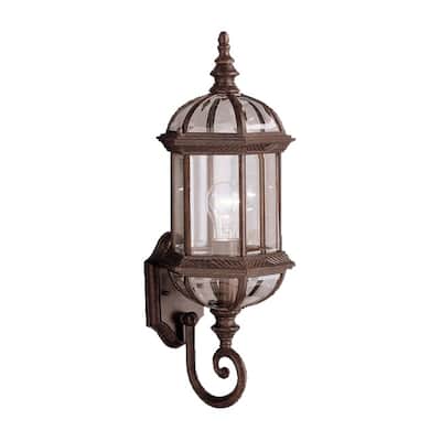 Kichler Lighting Barrie 1-light Tannery Bronze Outdoor Wall Lantern