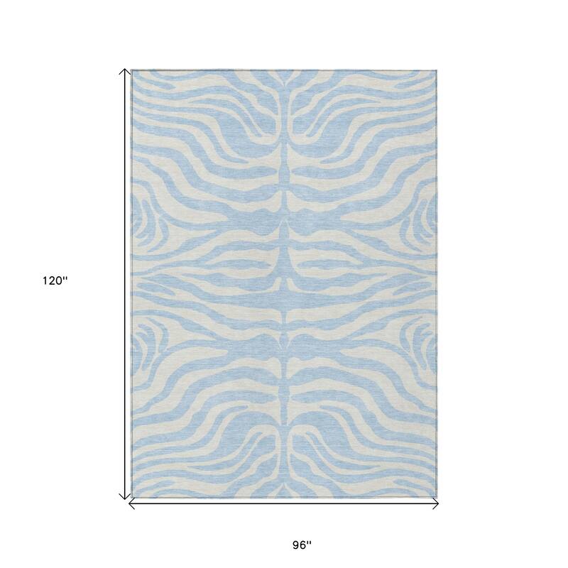 HomeRoots Animal Print Transitional Rectangle Outdoor Rug