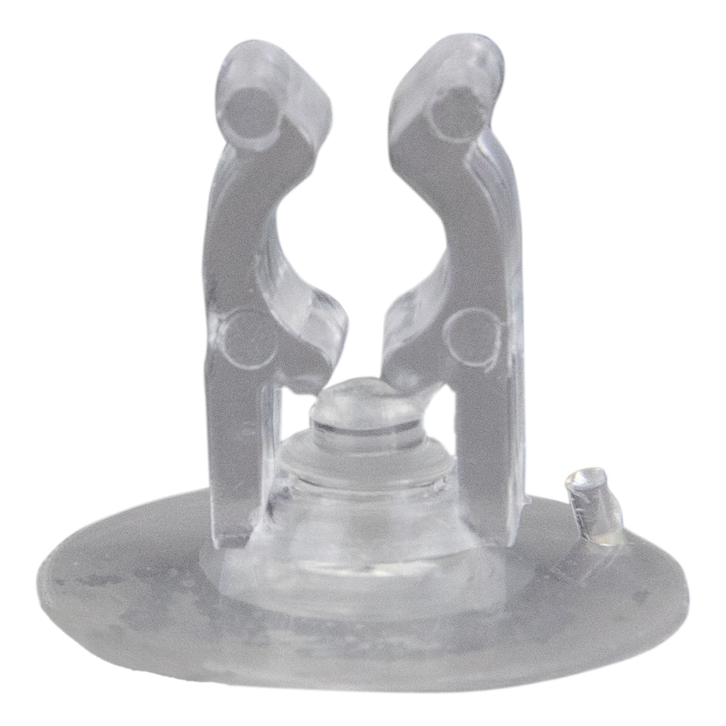 20ct Clear Holiday Decoration and Gift Collections Christmas Suction Cup Clips - .75" - 0.75"