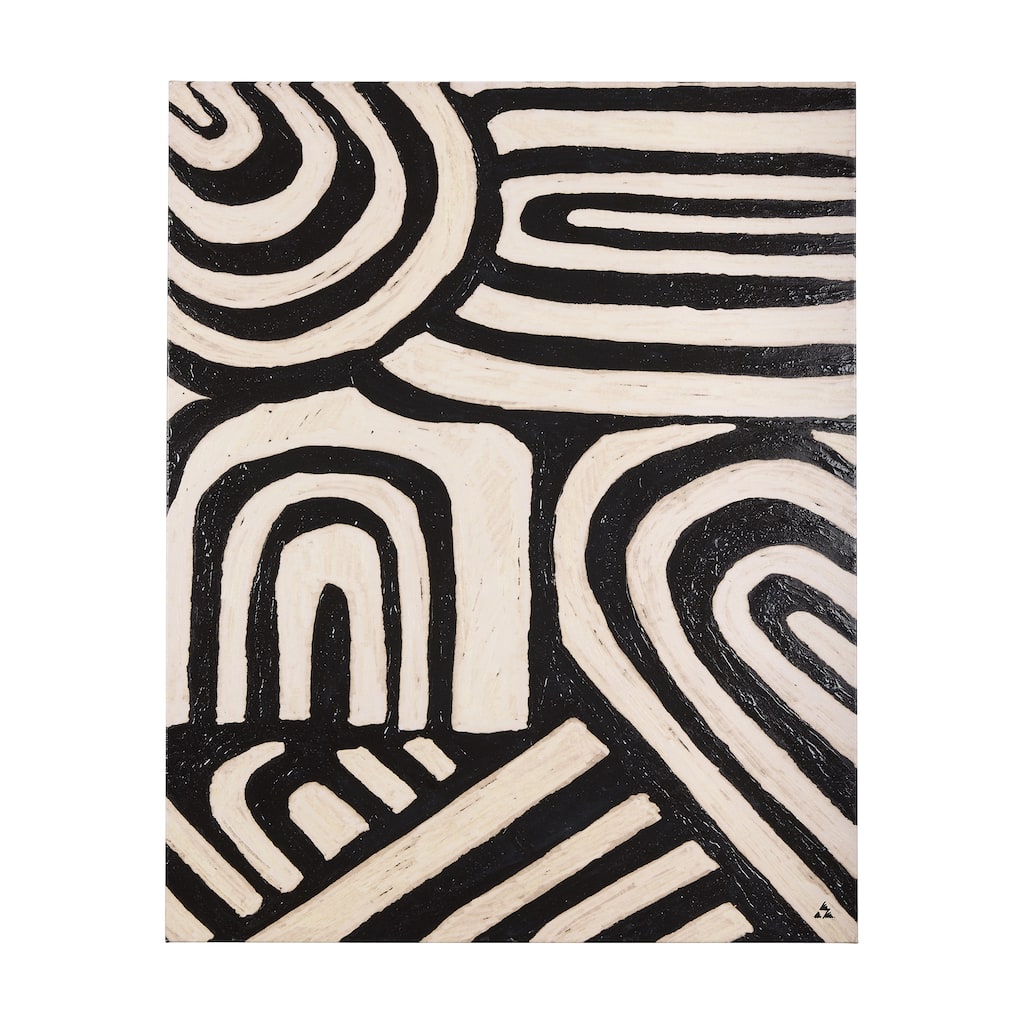 Clay Pattern II (40 x 50) Canvas Art Print