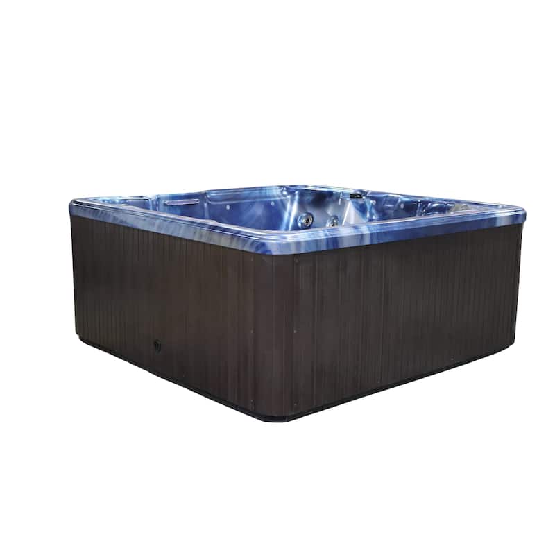 Hudson Bay Spas 6-person 34-jet Spa with Stainless Jets- Majestic Shell Color
