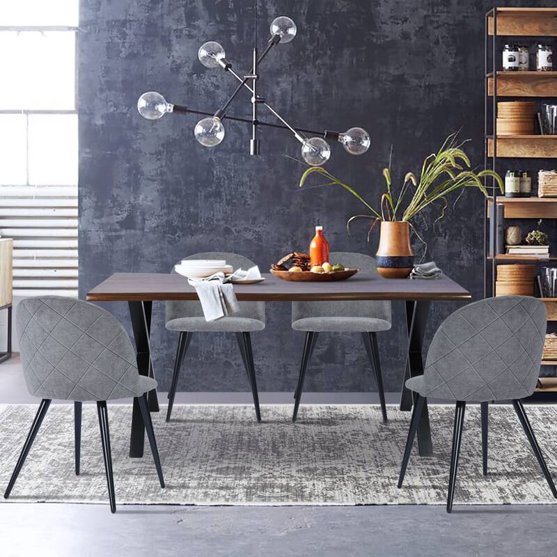 Carson Carrington MidCentury Modern Velvet Dining Chair Set of 2 On