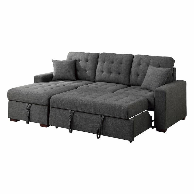 Miles 2-Piece Sectional Sofa Sleeper with Left Chaise